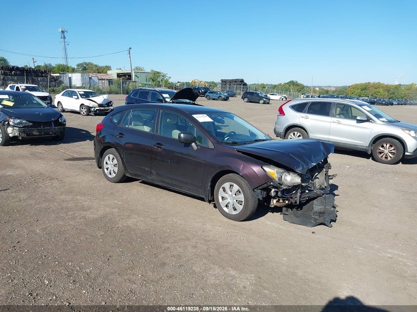 2012 SUBARU IMPREZA 2.0I | JF1GPAA60CH212198 | UPCARS