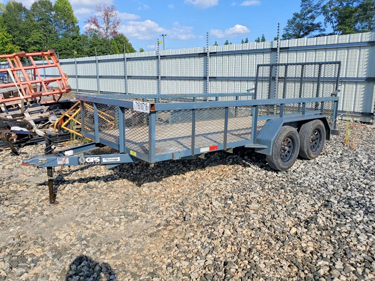 2023 GPS UNKNOWN GTT6147K UTILITY TRAILER | 7PZBU1426PT007223 | UPCARS