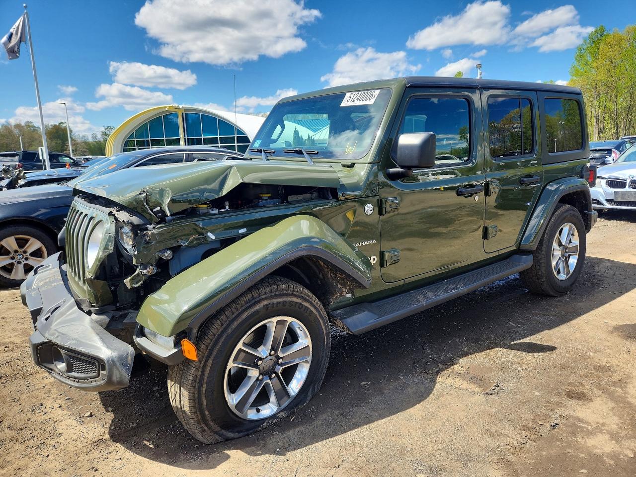 2021 JEEP WRANGLER SAHARA | 1C4HJXEG6MW535867 | UPCARS