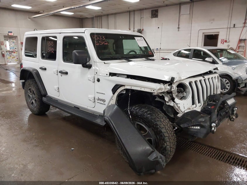 2020 JEEP WRANGLER UNLIMITED SAHARA 4X4 | 1C4HJXEN6LW182866 | UPCARS