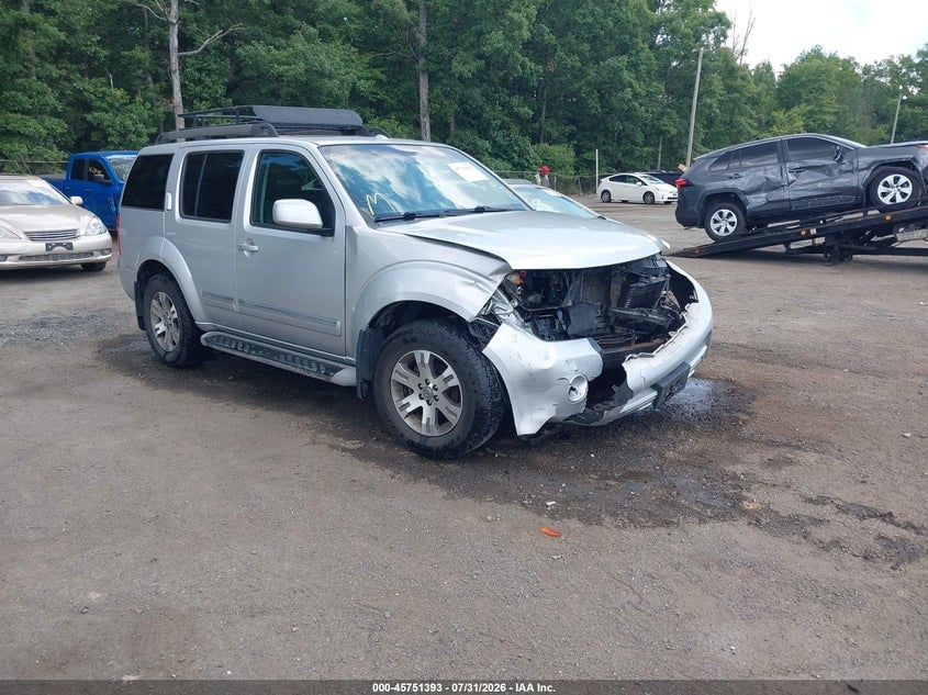 2012 NISSAN PATHFINDER SILVER | 5N1AR1NN7CC639446 | UPCARS