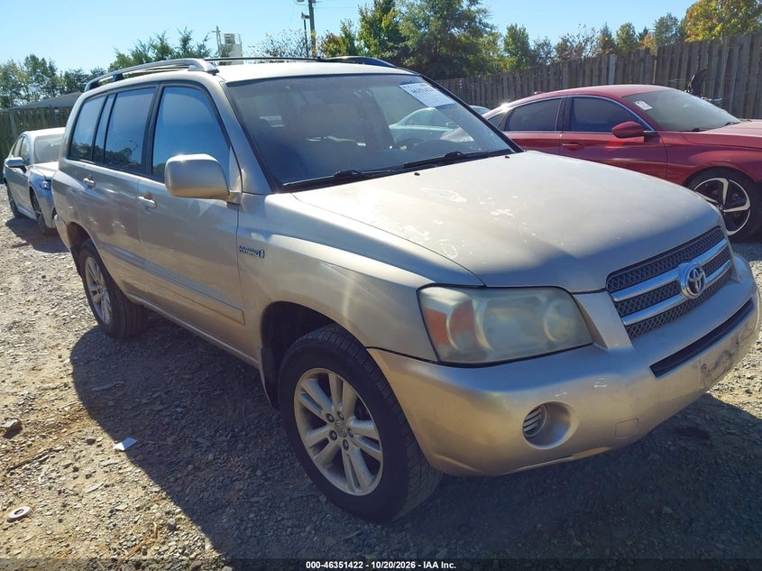 2006 TOYOTA HIGHLANDER HYBRID V6 | JTEEW21A260025123 | UPCARS