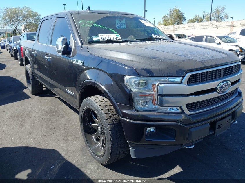 2019 FORD F-150 PLATINUM | 1FTFW1E12KFA17432 | UPCARS