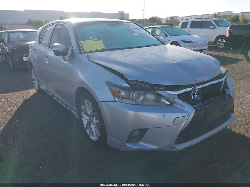 2014 LEXUS CT 200H | JTHKD5BH8E2186653 | UPCARS