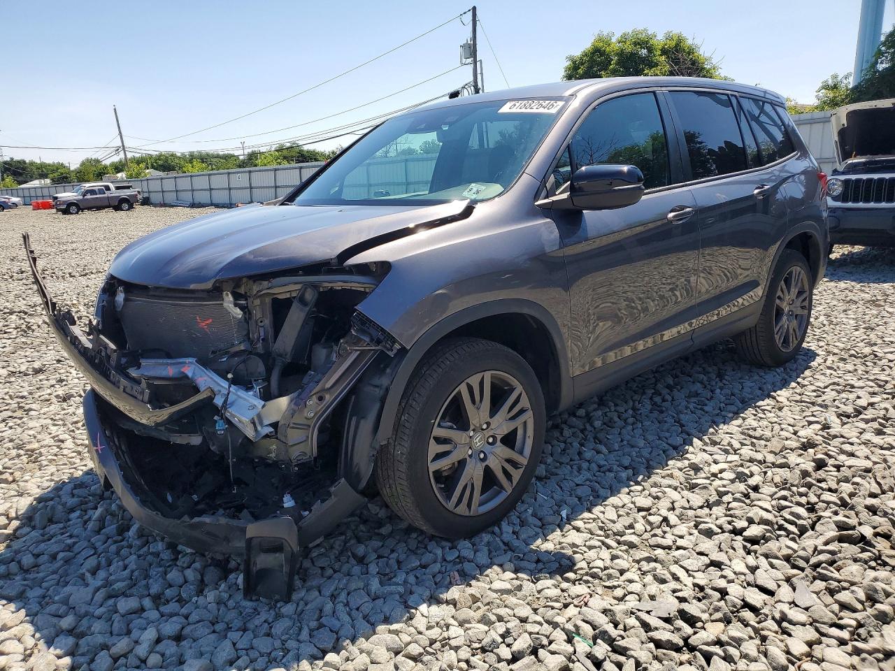 2021 HONDA PASSPORT EXL | 5FNYF8H57MB035593 | UPCARS