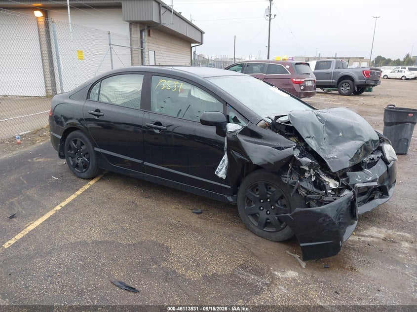 2009 HONDA CIVIC LX | 19XFA16579E008942 | UPCARS