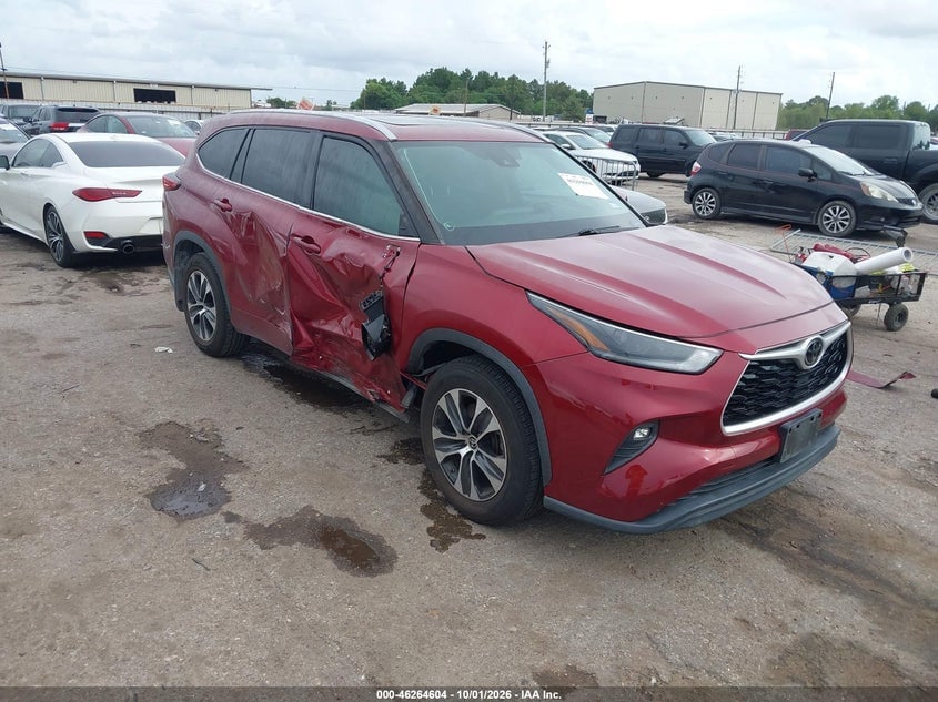 2021 TOYOTA HIGHLANDER XLE | 5TDGZRAH5MS037450 | UPCARS