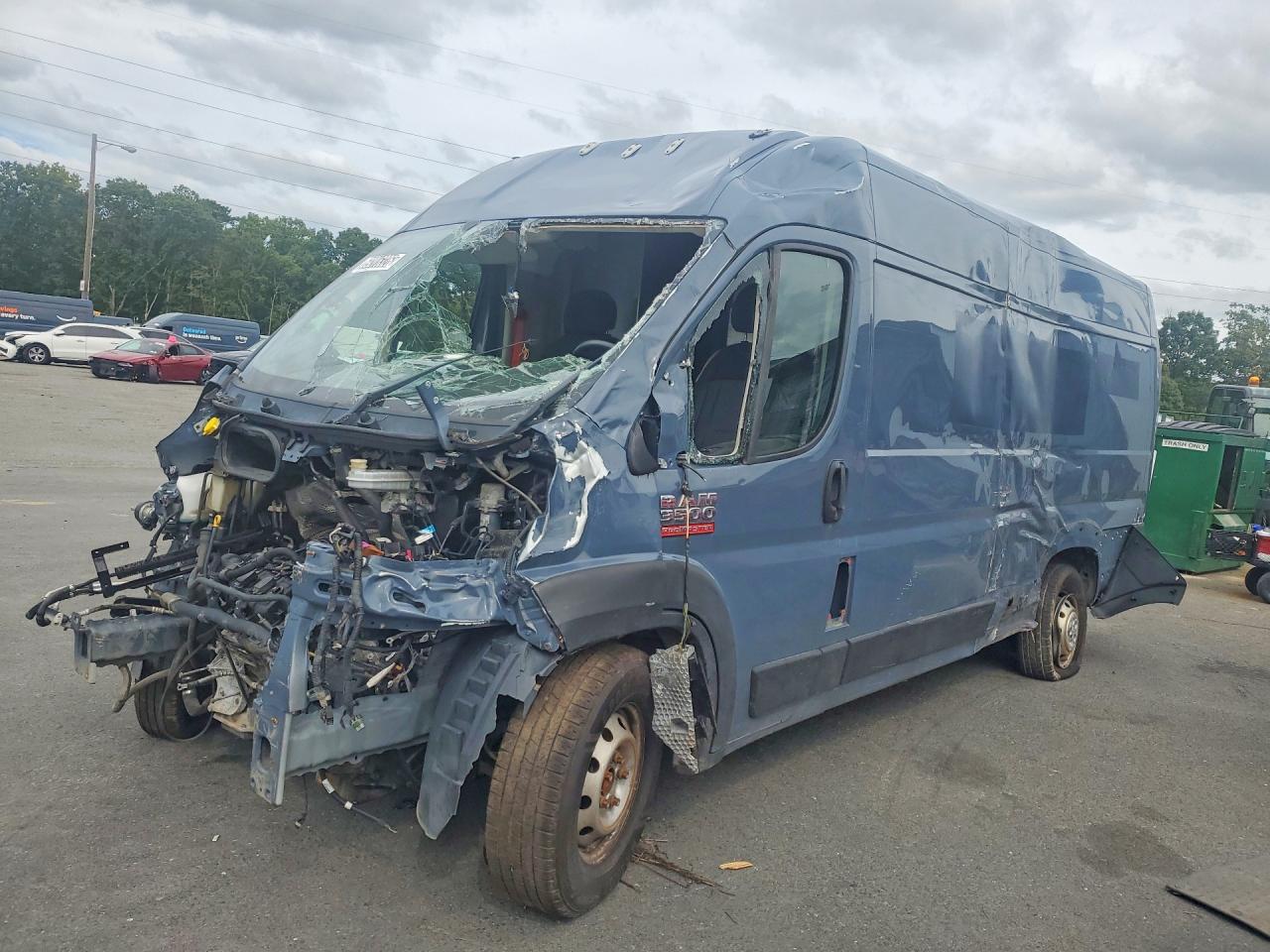 2021 RAM PROMASTER 3500 DELIVERY VAN | 3C6MRVJG9ME571801 | UPCARS