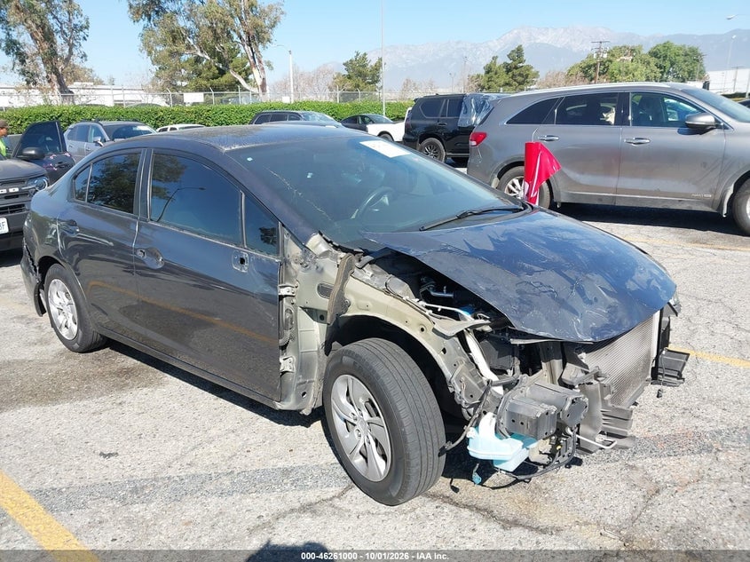 2013 HONDA CIVIC LX | 2HGFB2F50DH575902 | UPCARS