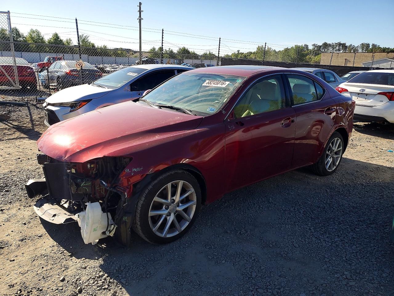 2012 LEXUS IS 250 | JTHCF5C27C5056528 | UPCARS