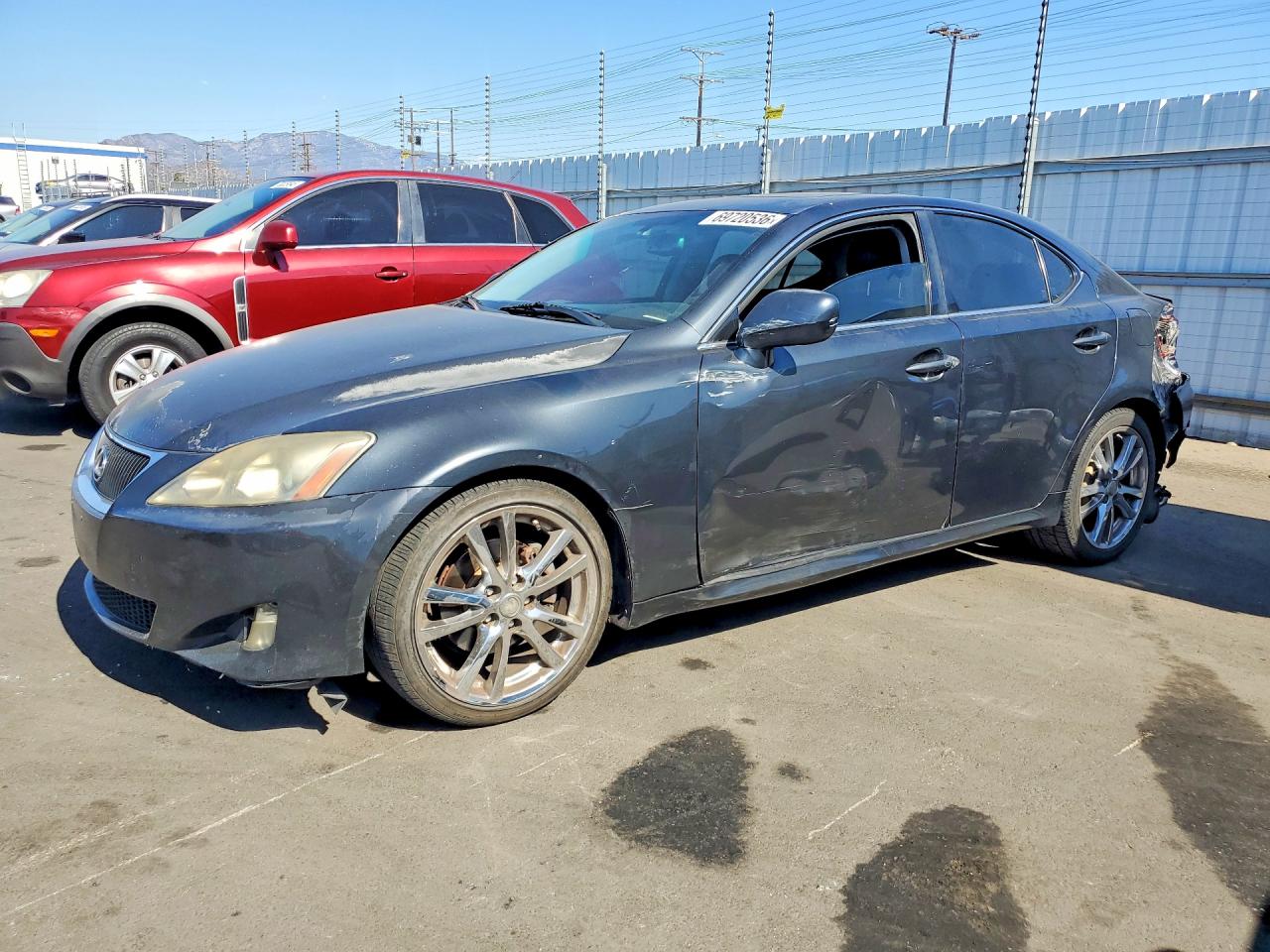 2007 LEXUS IS BASE | JTHBK262272029200 | UPCARS