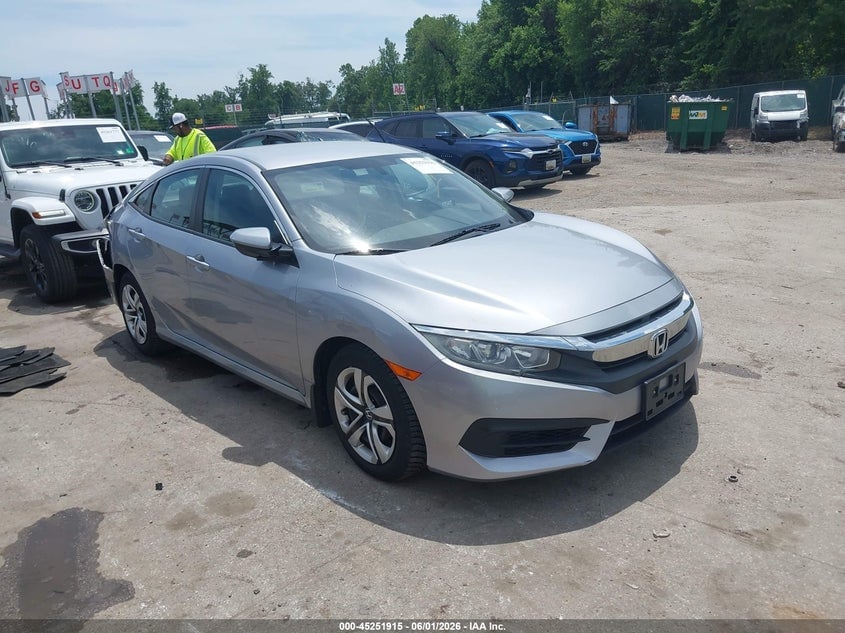 2018 HONDA CIVIC LX | 2HGFC2F56JH541214 | UPCARS
