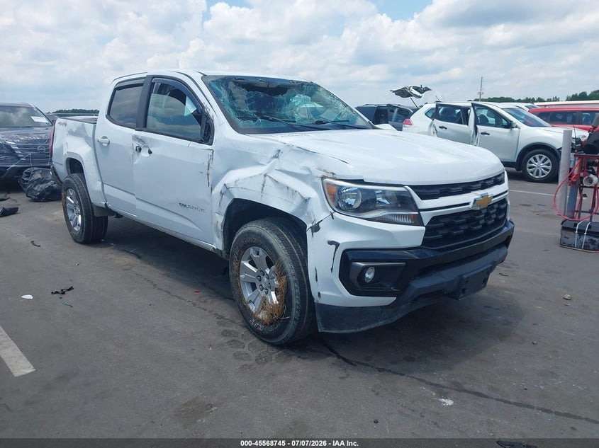 2021 CHEVROLET COLORADO 4WD  SHORT BOX LT | 1GCGTCEN9M1187606 | UPCARS