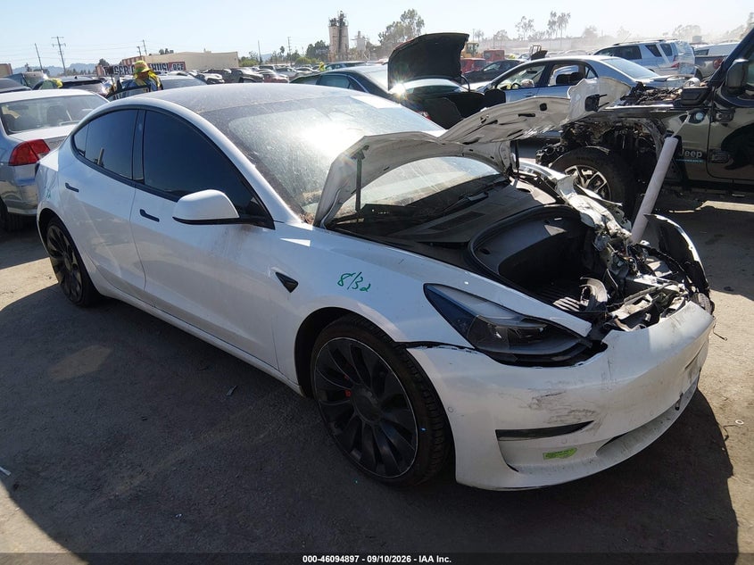 2022 TESLA MODEL 3 PERFORMANCE DUAL MOTOR ALL-WHEEL DRIVE | 5YJ3E1EC0NF296900 | UPCARS