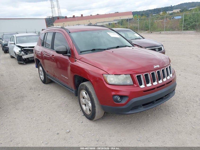 2016 JEEP COMPAS SPORT | 1C4NJCBB9GD693933 | UPCARS