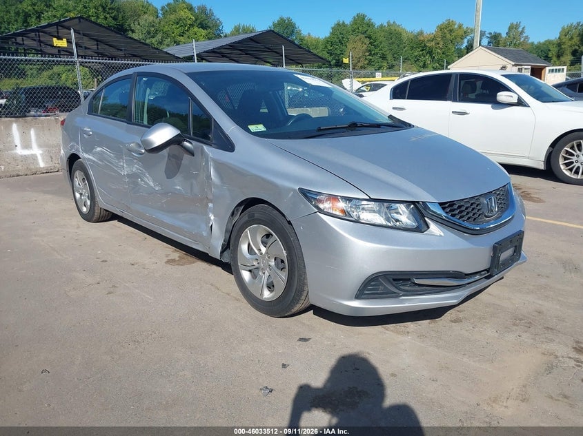 2013 HONDA CIVIC LX | 2HGFB2F55DH573224 | UPCARS