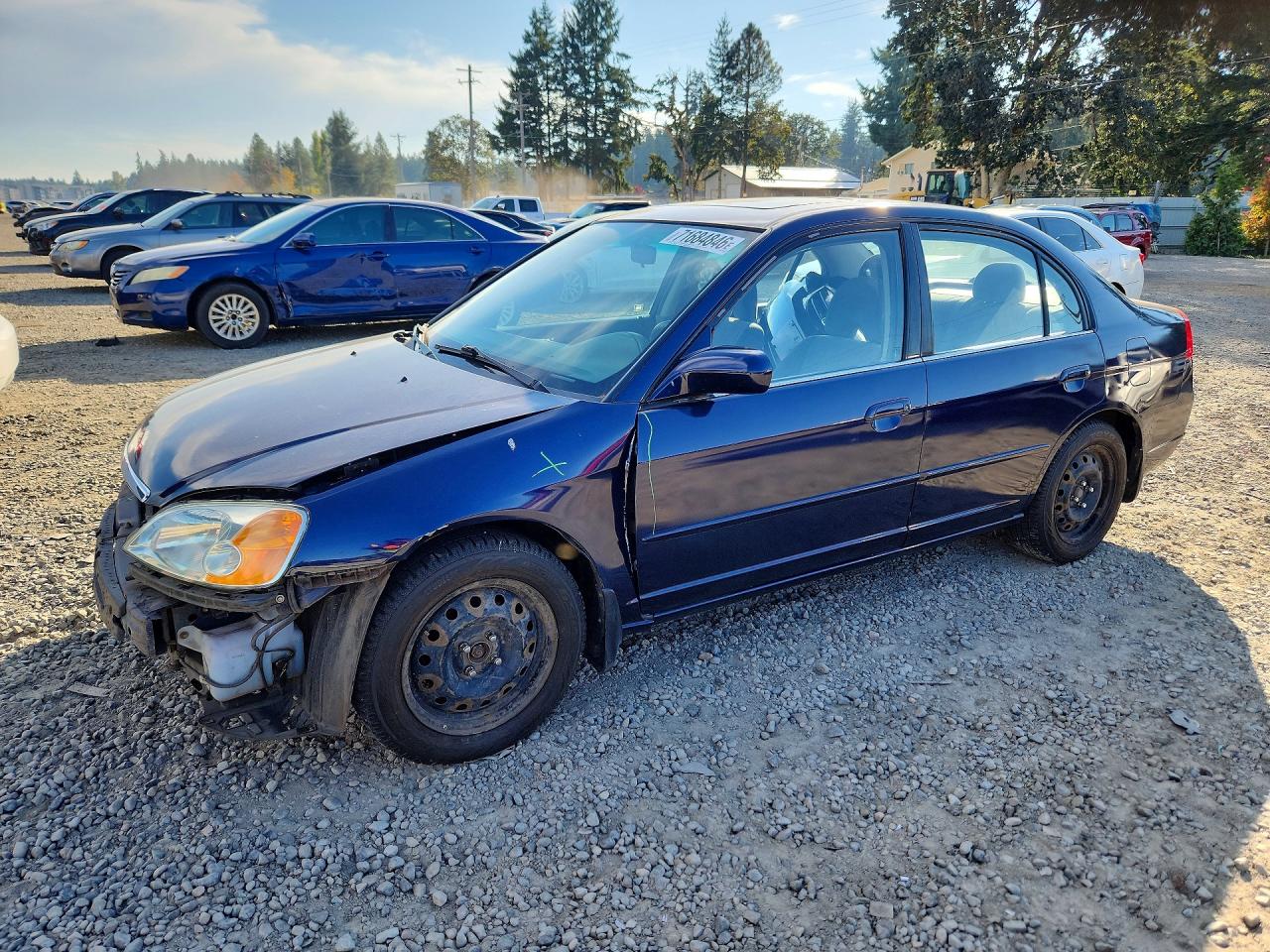 2003 HONDA CIVIC EX | 2HGES25713H575727 | UPCARS