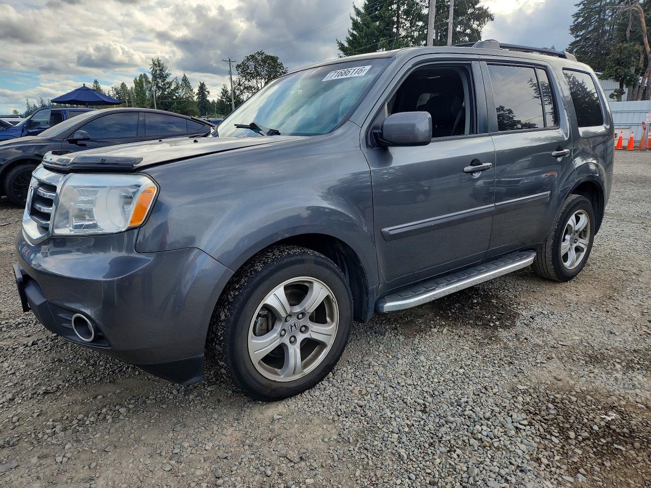 2012 HONDA PILOT EXL | 5FNYF4H62CB053645 | UPCARS