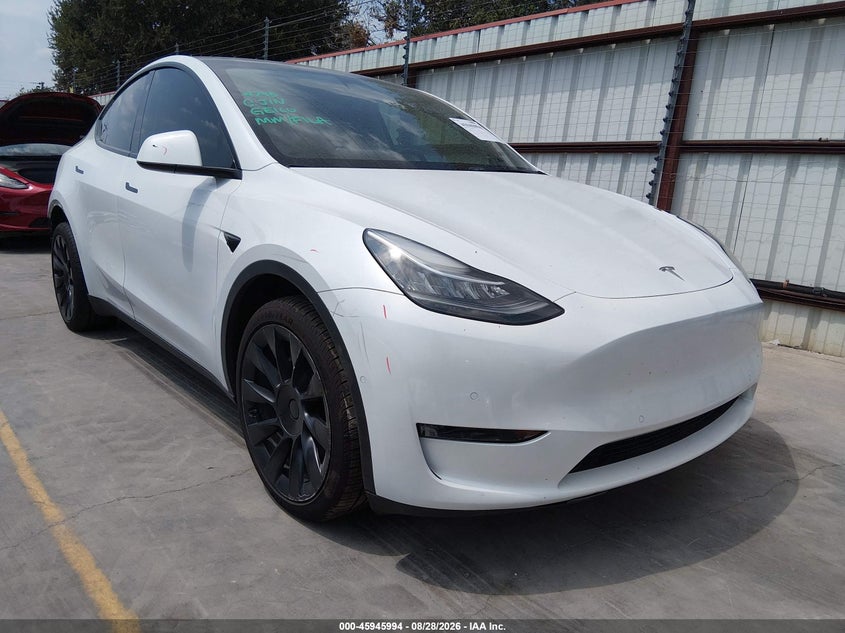2022 TESLA MODEL Y LONG RANGE DUAL MOTOR ALL-WHEEL DRIVE | 7SAYGDEE5NA014396 | UPCARS