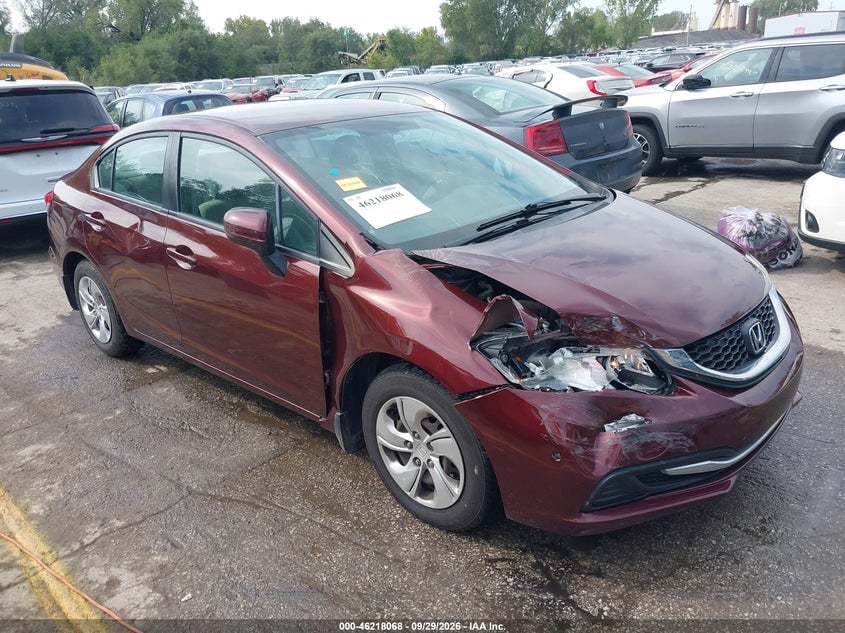 2014 HONDA CIVIC LX | 19XFB2F58EE019834 | UPCARS