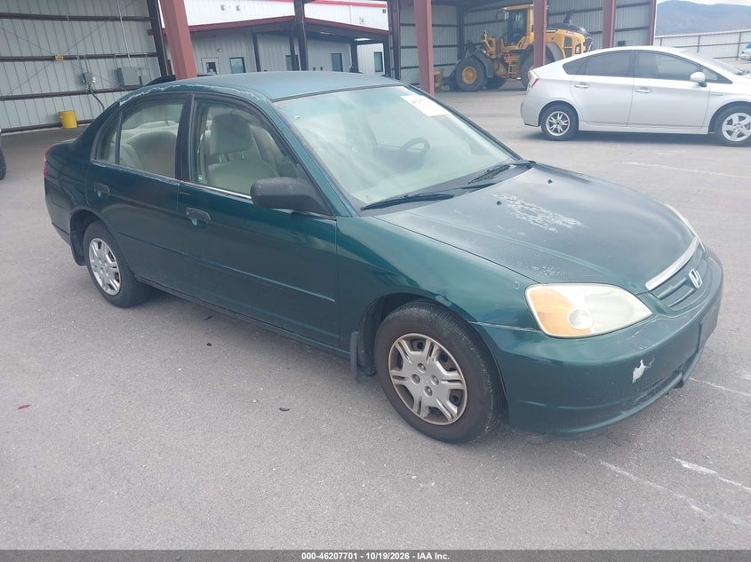 2001 HONDA CIVIC LX | 2HGES16551H589490 | UPCARS