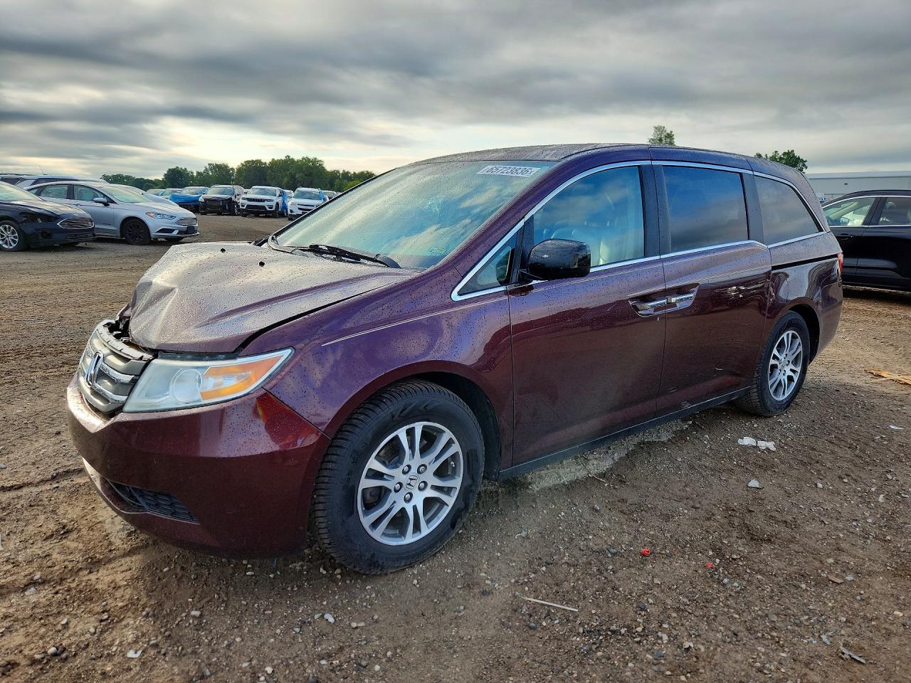 2013 HONDA ODYSSEY EXL | 5FNRL5H67DB016319 | UPCARS