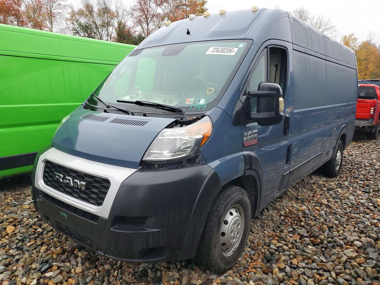 2021 RAM PROMASTER 3500 HIGH | 3C6MRVJG1ME540817 | UPCARS