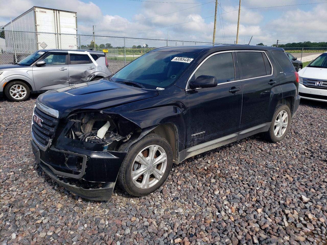 2017 GMC TERRAIN SLE | 2GKALMEK1H6121821 | UPCARS