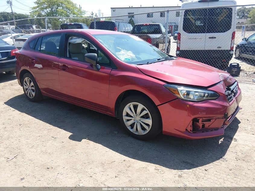2022 SUBARU IMPREZA BASE 5-DOOR | 4S3GTAA68N1705192 | UPCARS