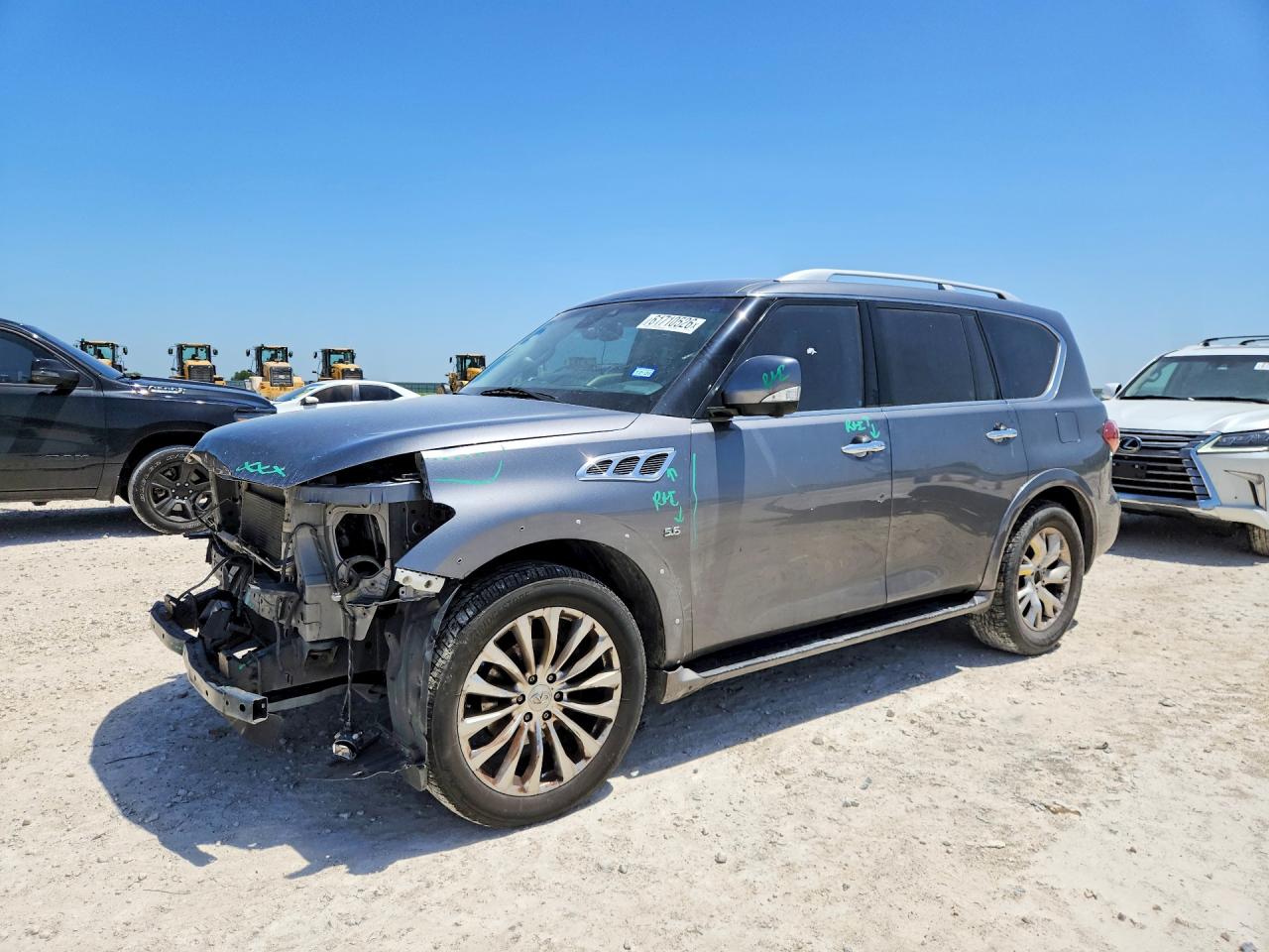 2017 INFINITI QX80 BASE | JN8AZ2NF0H9643270 | UPCARS