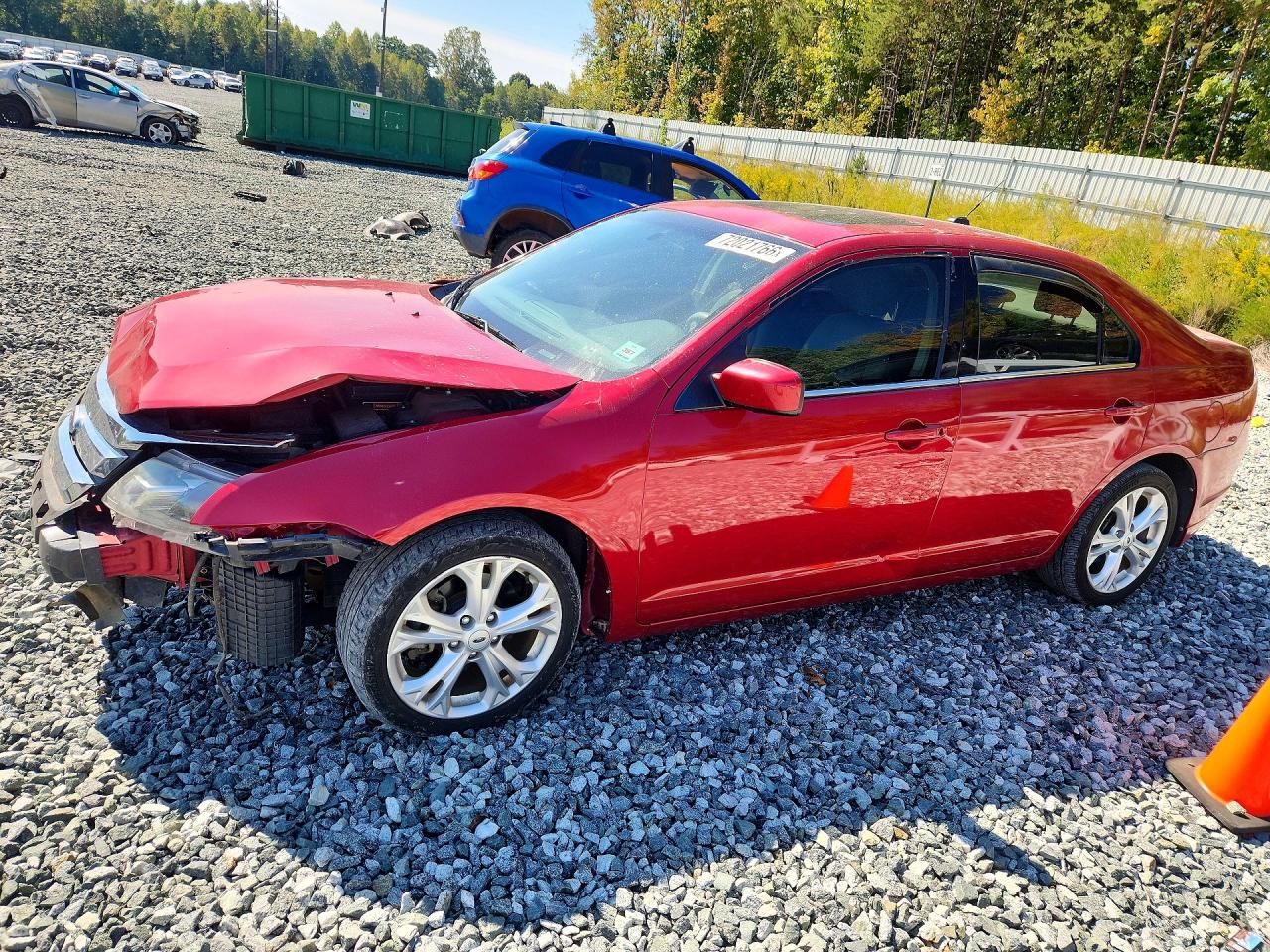 2012 FORD FUSION SE | 3FAHP0HA6CR427186 | UPCARS