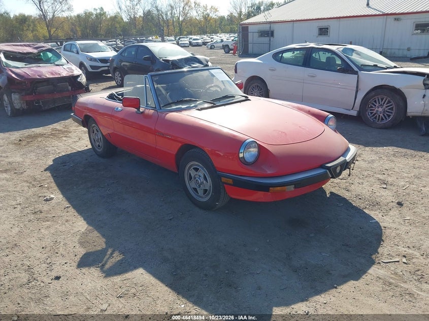 1985 ALFA ROMEO VELOCE 2000 SPIDER | ZARBA5418F1021970 | UPCARS