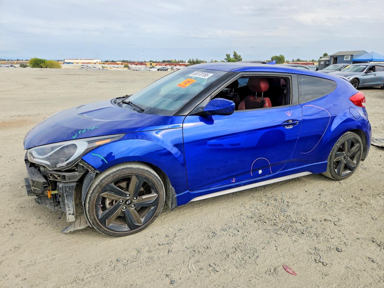 2014 HYUNDAI VELOSTER TURBO R-SPEC | KMHTC6AE0EU202186 | UPCARS