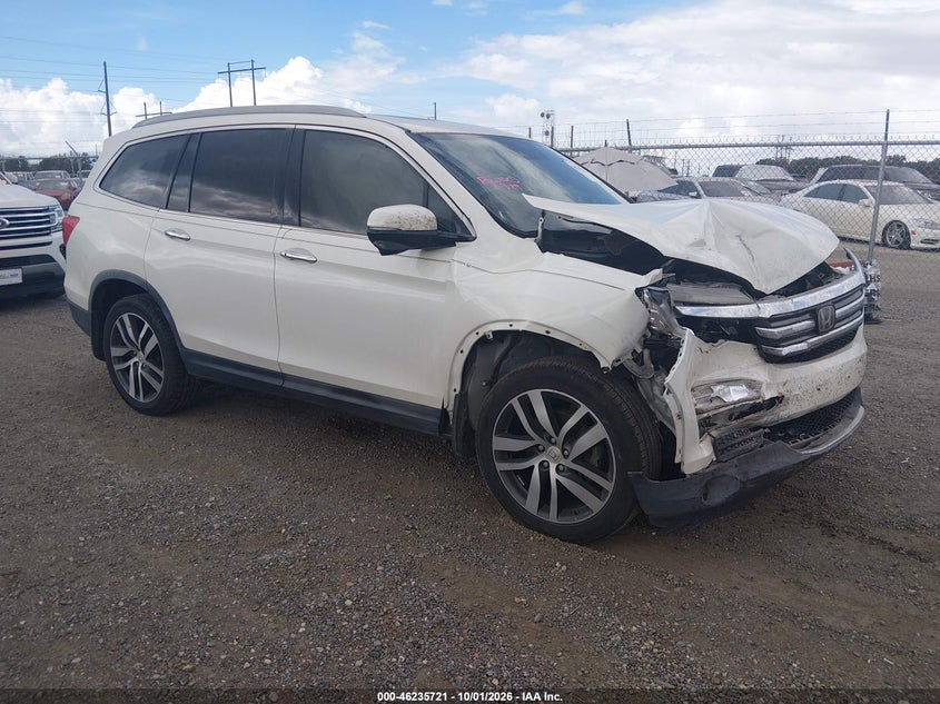 2017 HONDA PILO TOURING | 5FNYF5H96HB015312 | UPCARS