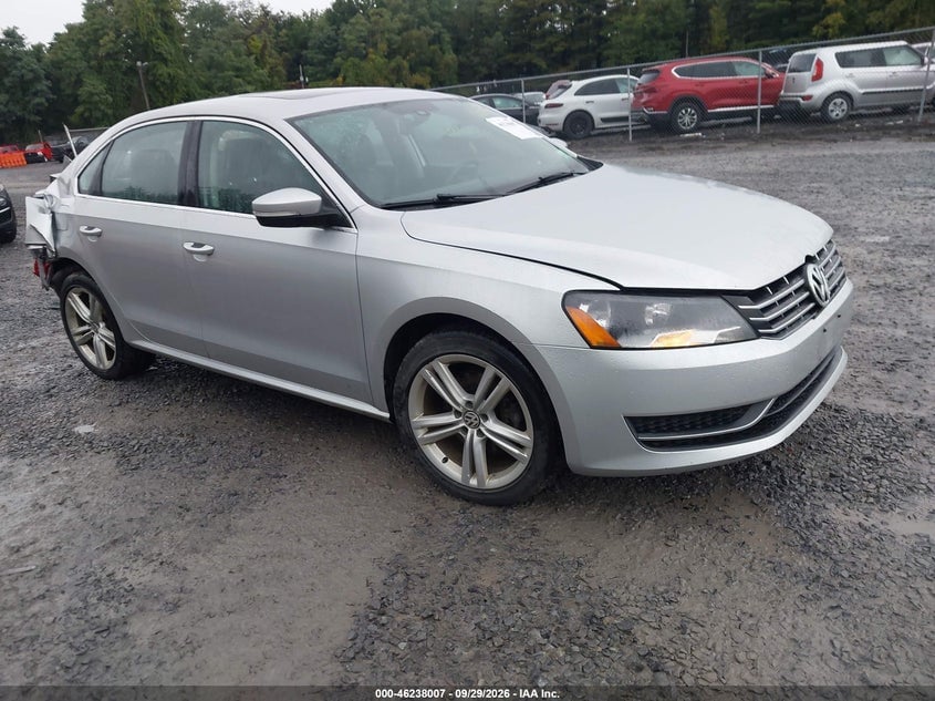 2014 VOLKSWAGEN PASSAT 2.0L TDI SE | 1VWBN7A35EC108449 | UPCARS