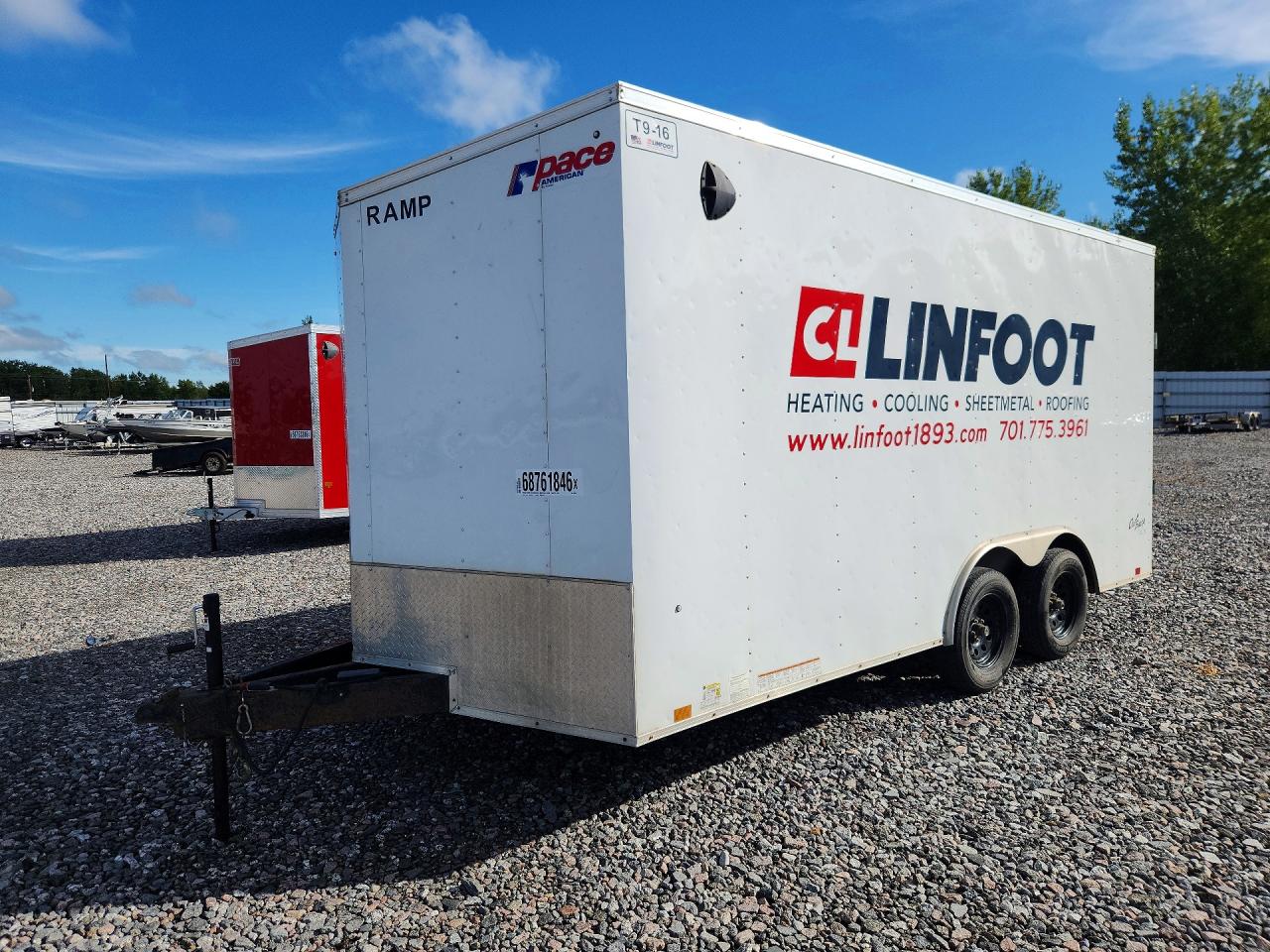 2023 PACE AMERICA TRAILER LOOK KP10216STSV-070 ENCLOSED CARGO | 5JW0E1627P7100267 | UPCARS