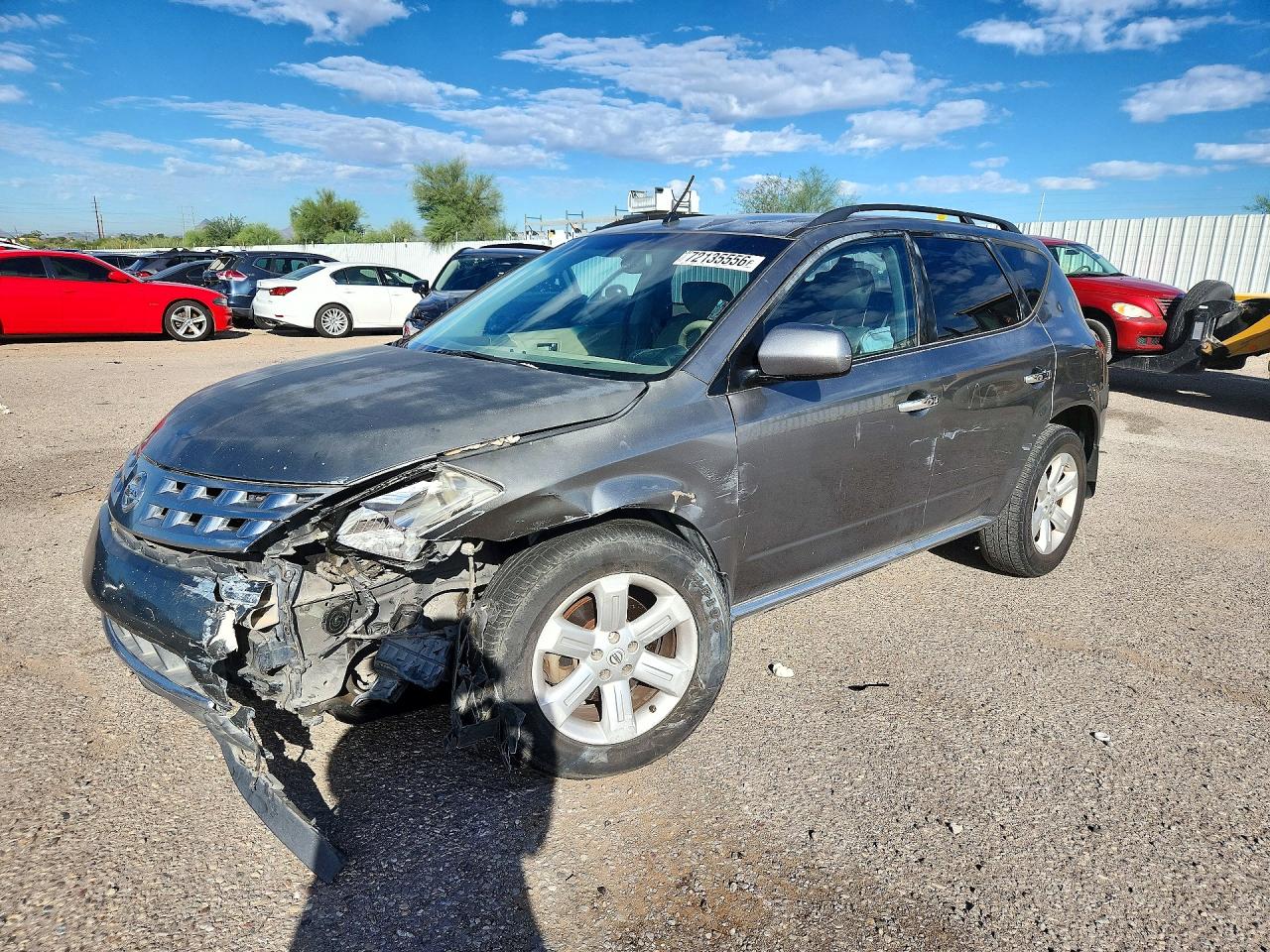 2007 NISSAN MURANO S | JN8AZ08T77W505117 | UPCARS