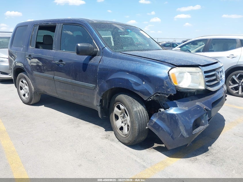 2012 HONDA PILOT LX | 5FNYF3H20CB039041 | UPCARS