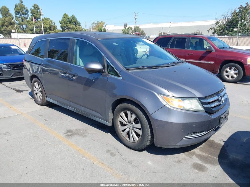 2015 HONDA ODYSSEY EX-L | 5FNRL5H64FB025689 | UPCARS
