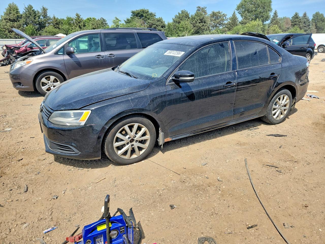 2012 VOLKSWAGEN JETTA SE | 3VWDP7AJXCM370822 | UPCARS