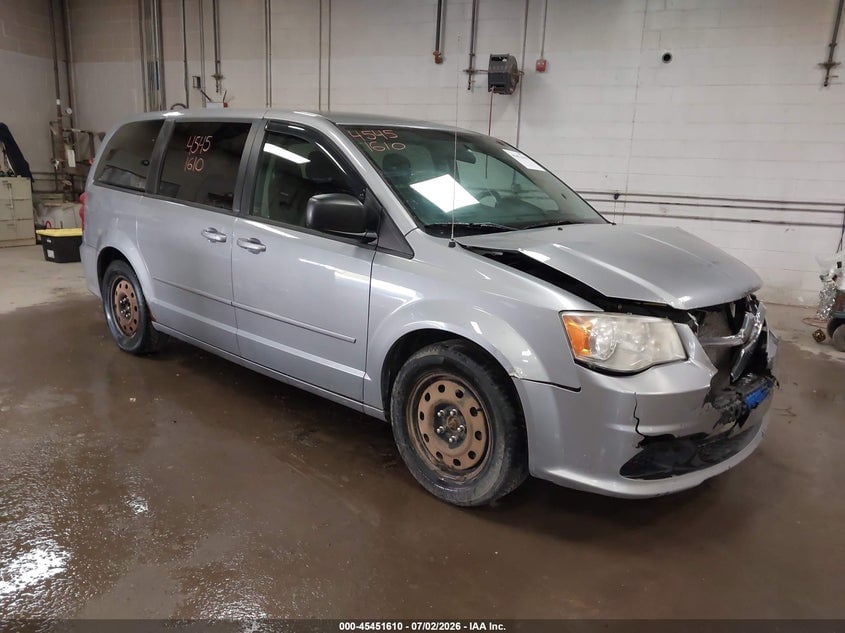 2013 DODGE GRAND CARAVAN SE | 2C4RDGBG5DR807303 | UPCARS