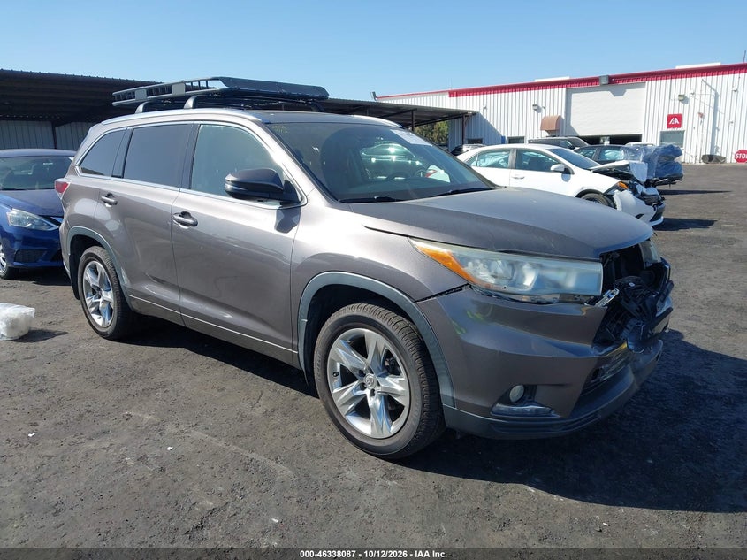 2015 TOYOTA HIGHLANDER LIMITED PLATINUM V6 | 5TDDKRFH0FS132906 | UPCARS