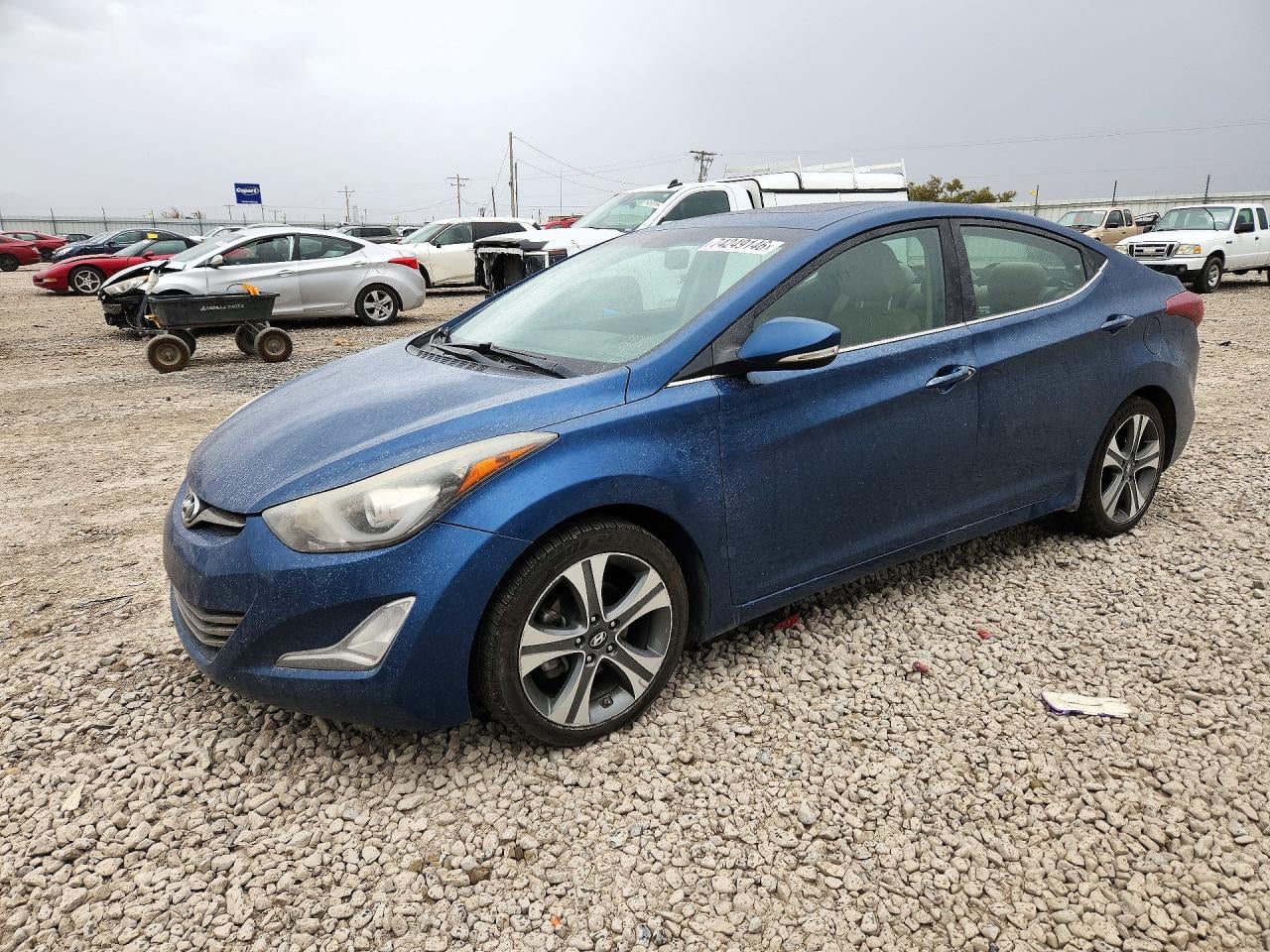 2014 HYUNDAI ELANTRA SPORT | KMHDH4AH0EU073757 | UPCARS