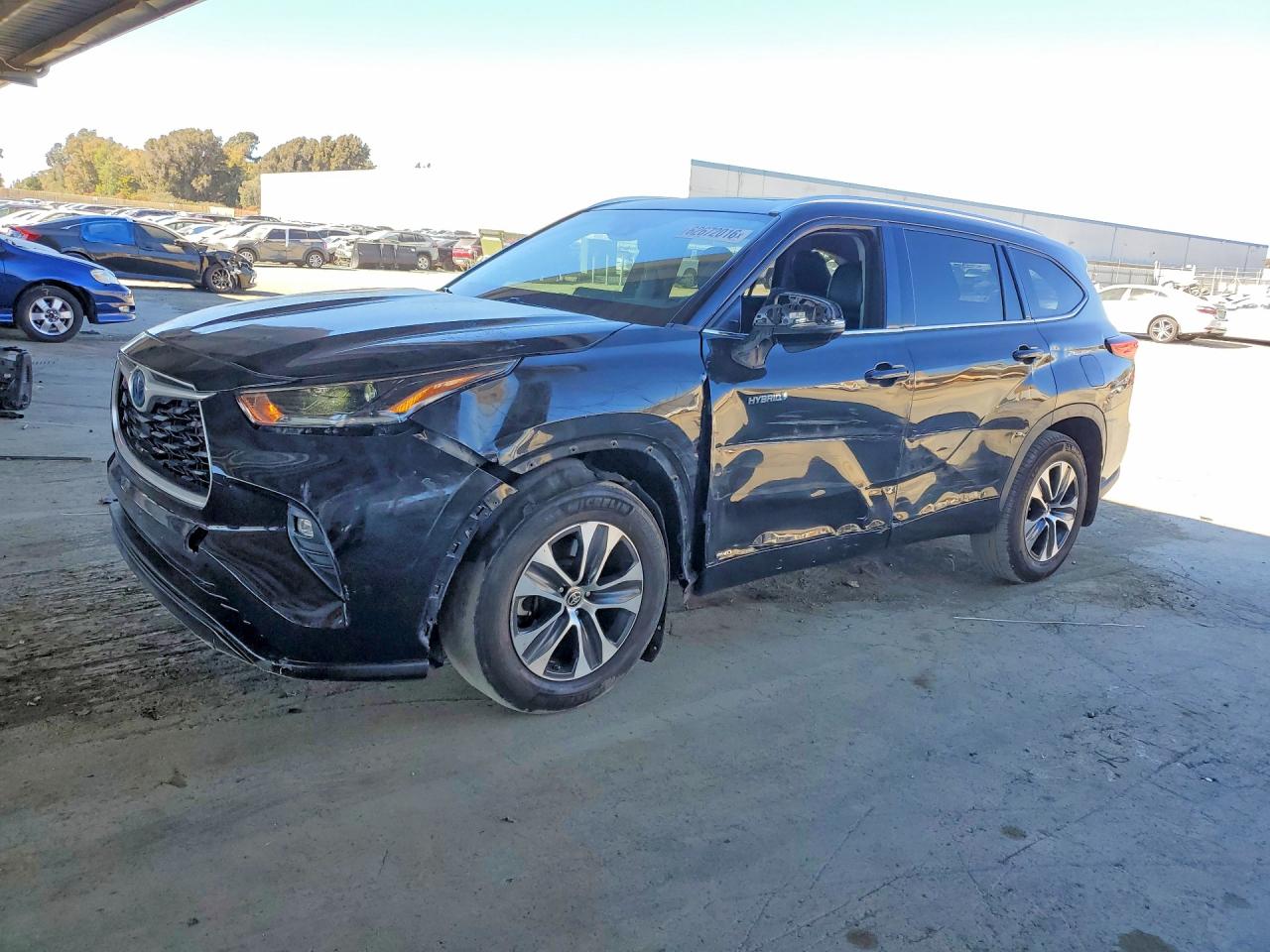 2021 TOYOTA HIGHLANDER HYBRID XLE | 5TDGBRCH4MS532613 | UPCARS