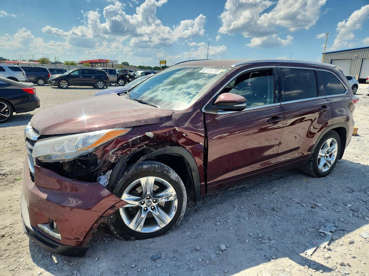 2016 TOYOTA HIGHLANDER LIMITED | 5TDDKRFH6GS246880 | UPCARS