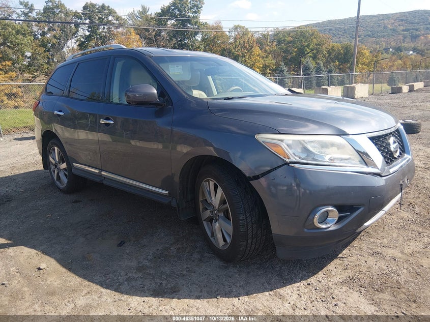 2014 NISSAN PATHFINDER PLATINUM | 5N1AR2MM5EC624218 | UPCARS
