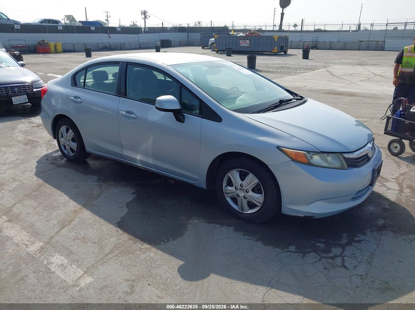 2012 HONDA CIVIC LX | 2HGFB2F55CH517735 | UPCARS