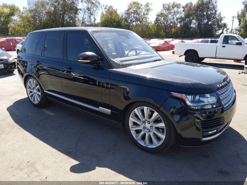 2016 LAND ROVER RANGE ROVER SUPERCHARGED | SALGS2EF2GA253240 | UPCARS