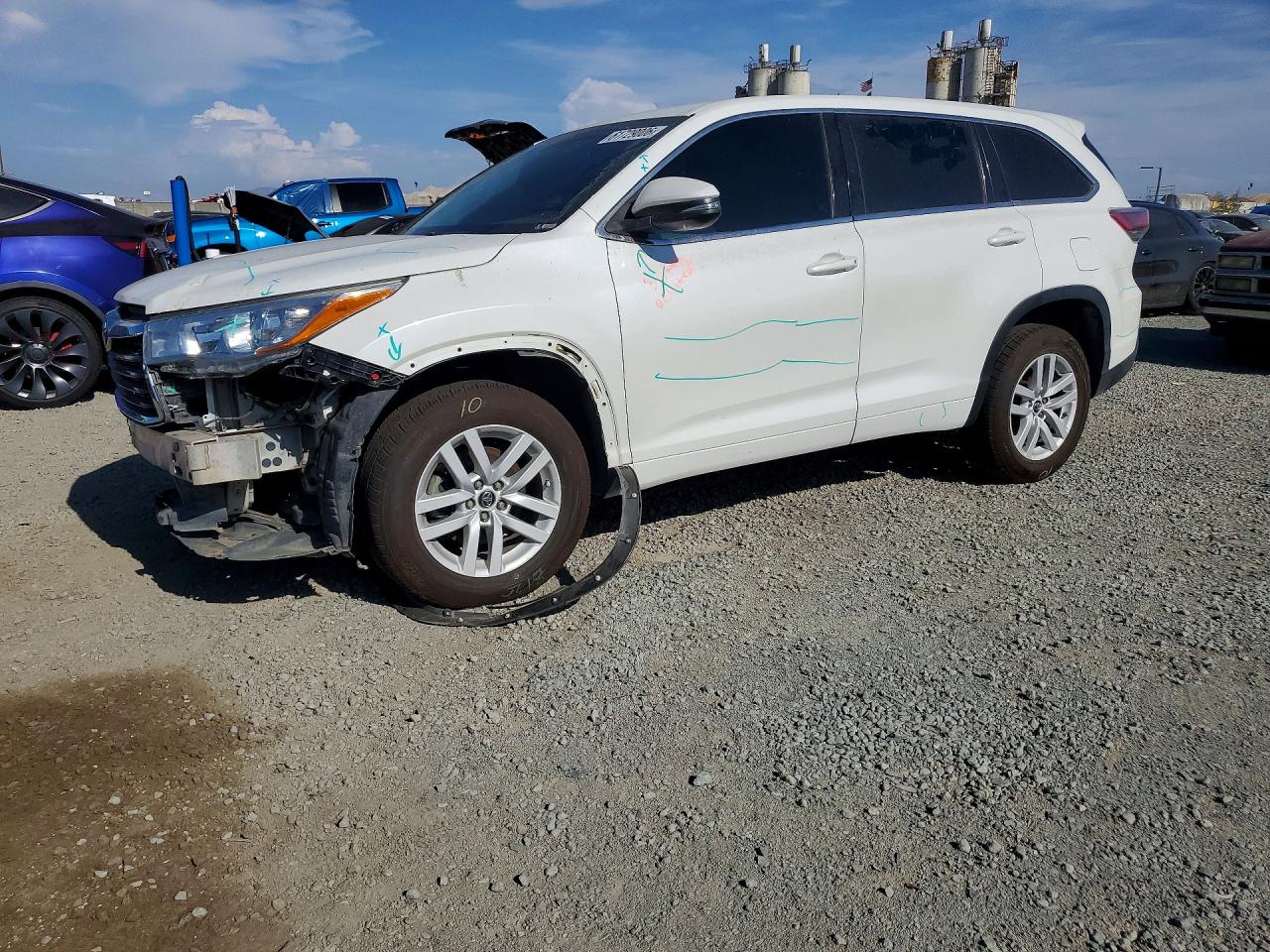 2016 TOYOTA HIGHLANDER LE | 5TDZARFH9GS019434 | UPCARS