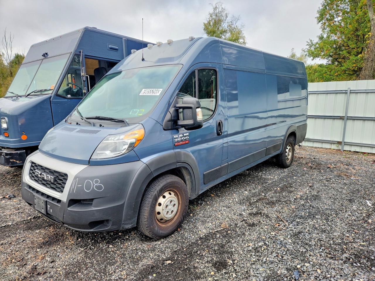 2021 RAM PROMASTER 3500 DELIVERY VAN | 3C6MRVJG8ME535436 | UPCARS